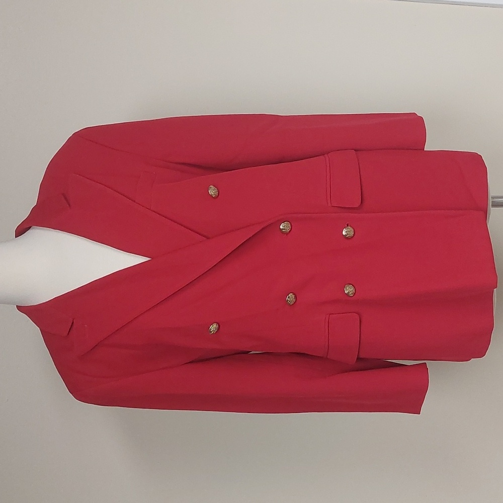 Ralph Lauren Red Vintage Blazer, Size 14